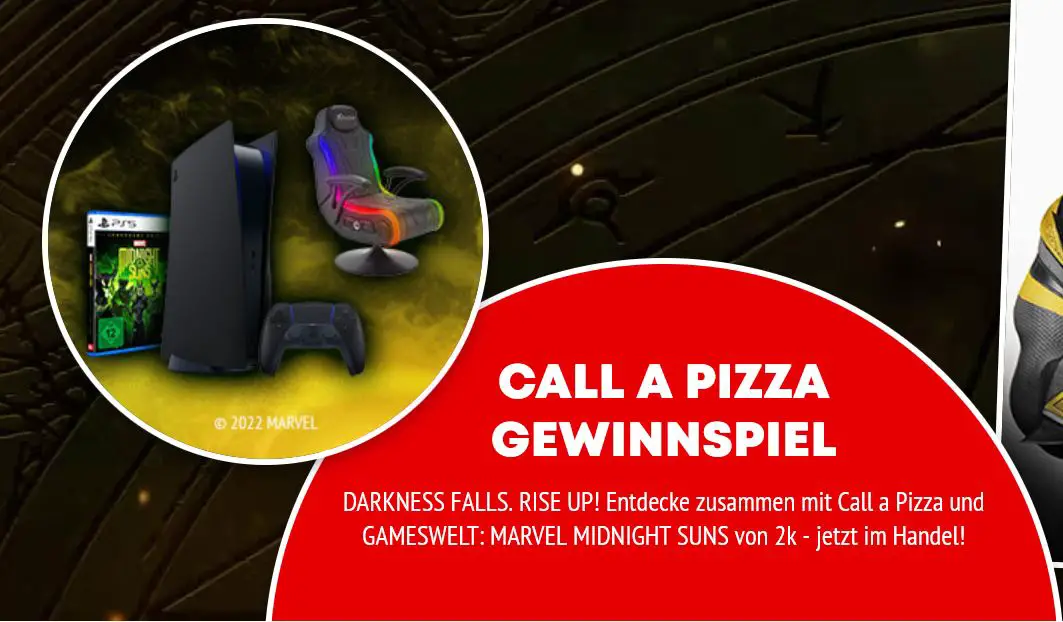 Call a Pizza Gewinnspiel Playstation 5 gewinnen GewinnspieleMarkt