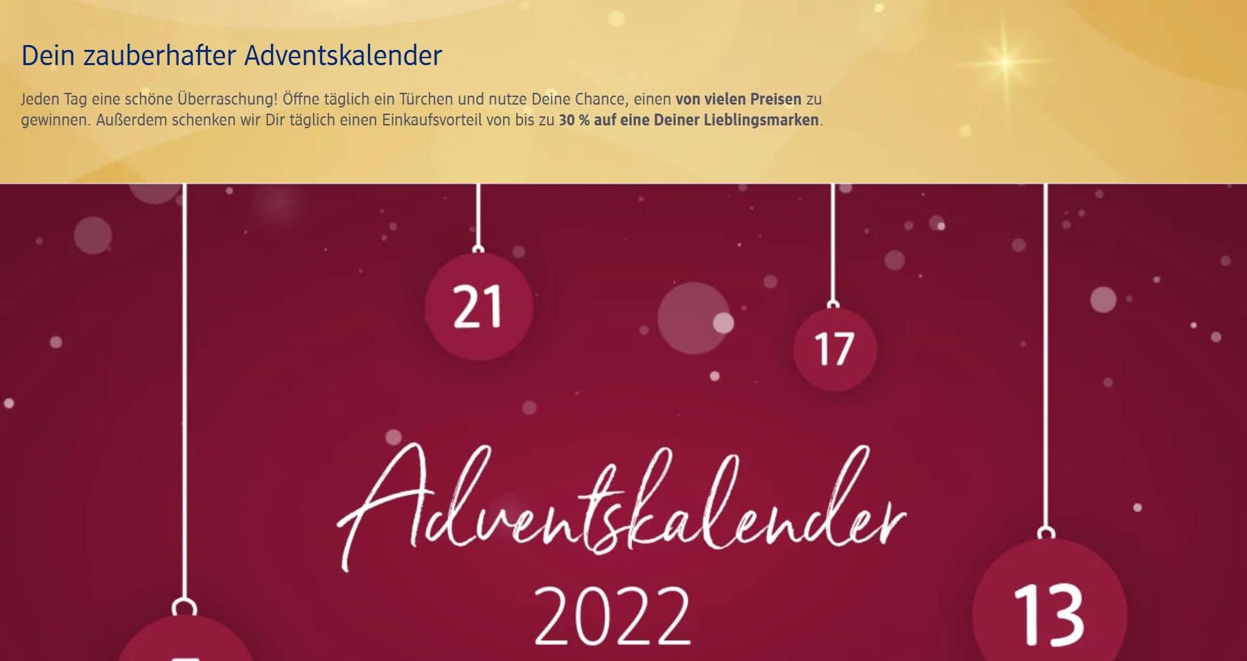 dm: Adventskalender Gewinnspiel 2022 - Gewinnspiele-Markt