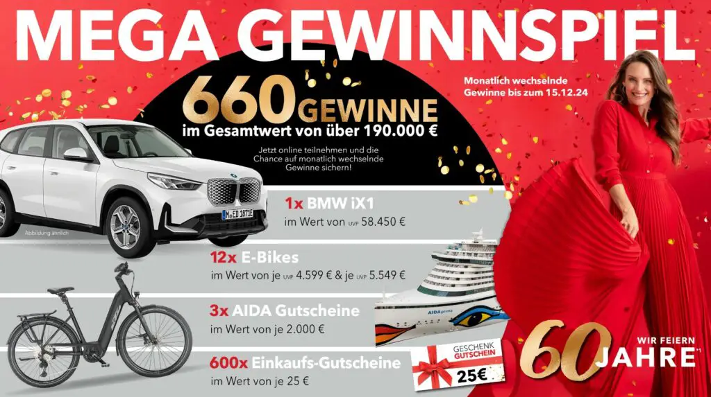 Einrichtungspartnerring 60 Jahre-Gewinnspiel: BMW gewinnen